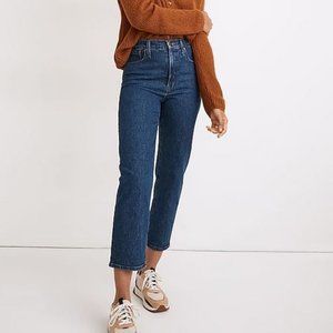 NWOT Madewell Perfect Vintage Straight Crop Jean
